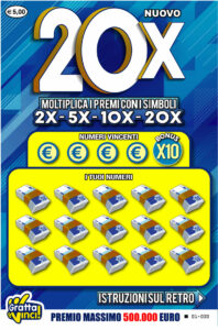 Lanciato Gratta e Vinci 20x linea Plus