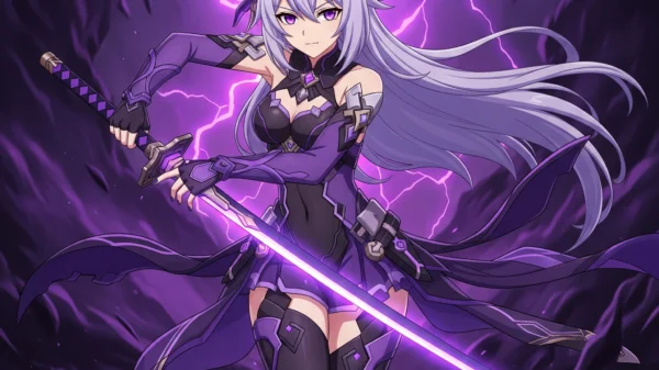 Acheron di Honkai: Star Rail.